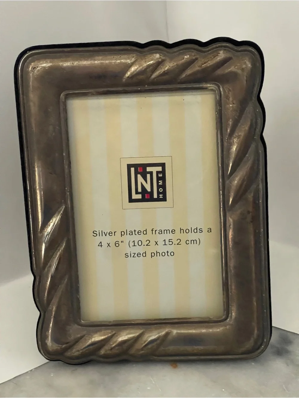Silver-Plated 4x6 Photo Frame Godinger Style